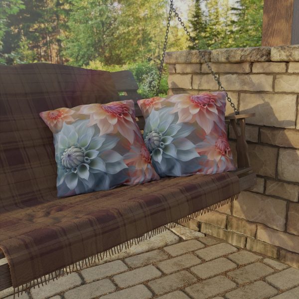 Pastel Fantasy Baroque Floral 02 - Outdoor Pillows - Image 4