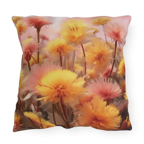 Fuzzy Dandelion Fantasy  - Outdoor Pillows