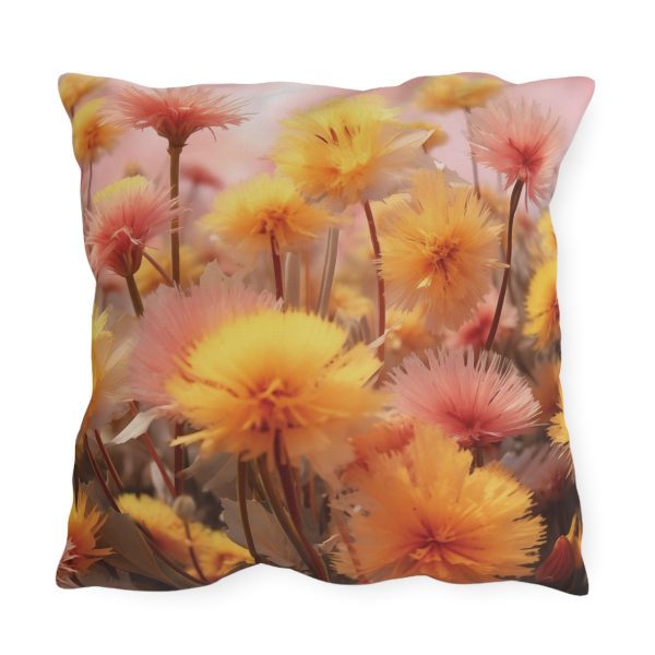 Fuzzy Dandelion Fantasy  - Outdoor Pillows - Image 2