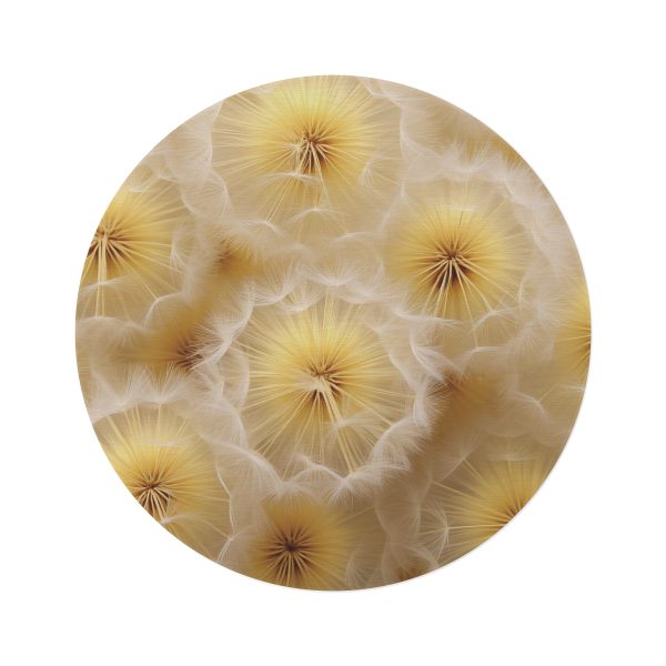 Dandelion Down Motif - Round Rug