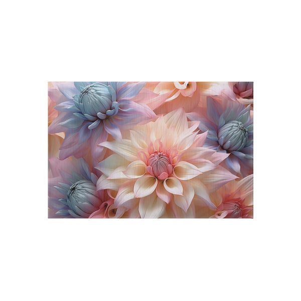 Pastel Fantasy Baroque Floral 01 - Outdoor Rug