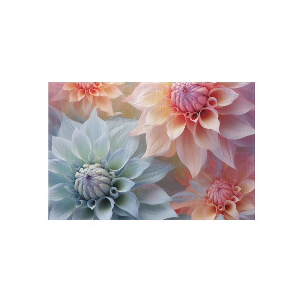 Pastel Fantasy Baroque Floral 02 - Outdoor Rug