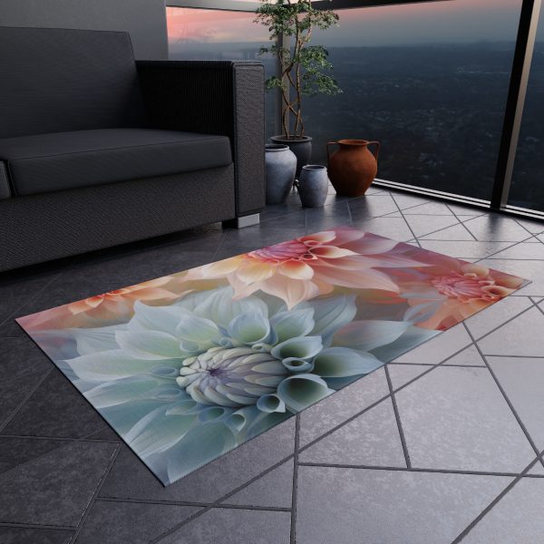 Pastel Fantasy Baroque Floral 02 - Outdoor Rug - Image 8