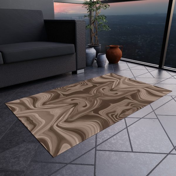 Lipnotic Kaleidoscope Background In Almondine 01 - Outdoor Rug - Image 12