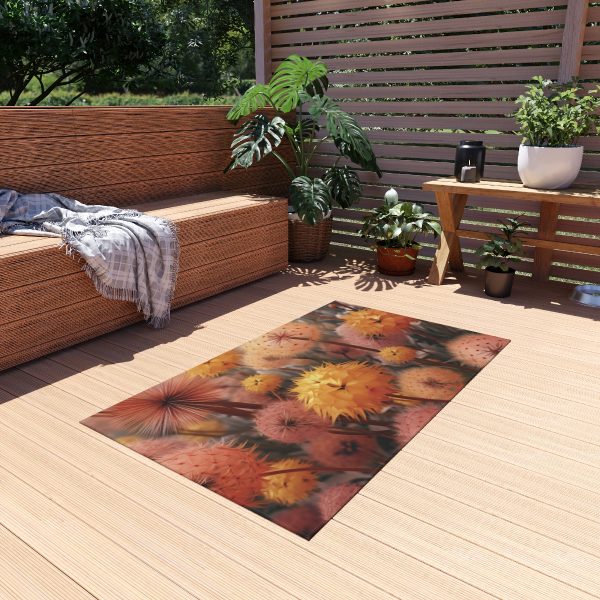 Autumn Dandelion Dream - Outdoor Rug - Image 11