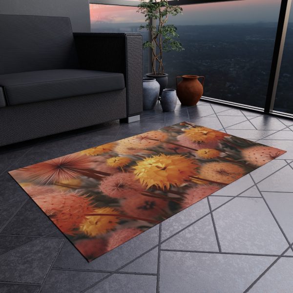 Autumn Dandelion Dream - Outdoor Rug - Image 12