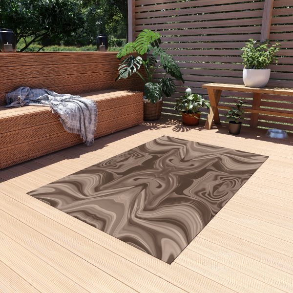 Lipnotic Kaleidoscope Background In Almondine 01 - Outdoor Rug - Image 15