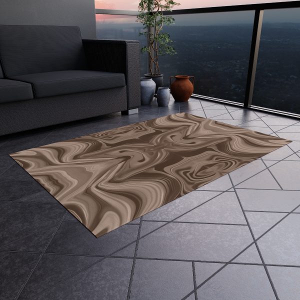 Lipnotic Kaleidoscope Background In Almondine 01 - Outdoor Rug - Image 16