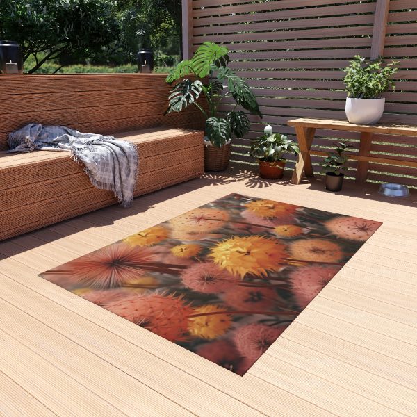 Autumn Dandelion Dream - Outdoor Rug - Image 15