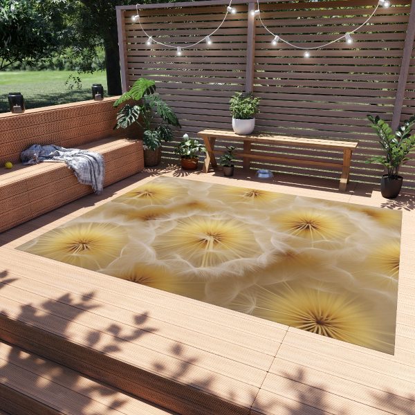 Dandelion Down Motif - Outdoor Rug - Image 3