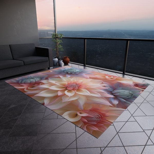 Pastel Fantasy Baroque Floral 01 - Outdoor Rug - Image 20