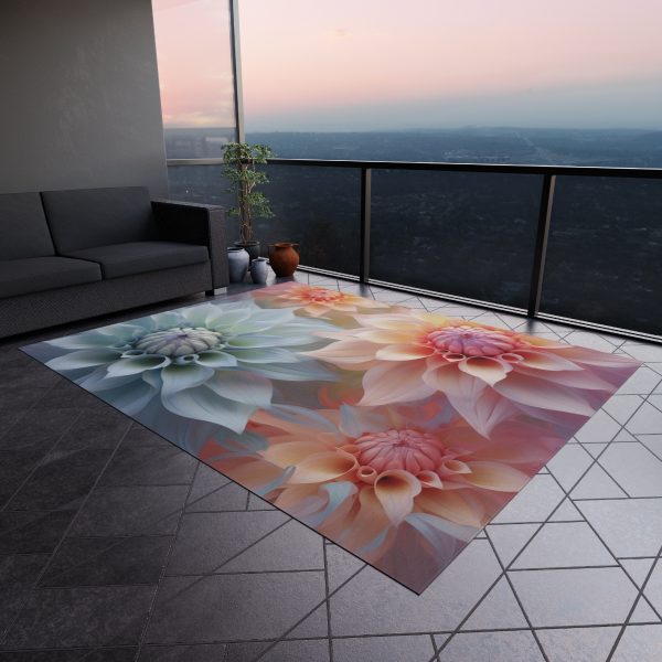 Pastel Fantasy Baroque Floral 02 - Outdoor Rug - Image 20