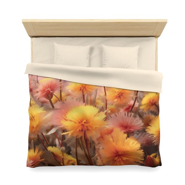 Fuzzy Dandelion Fantasy - Microfiber Duvet Cover - Image 23