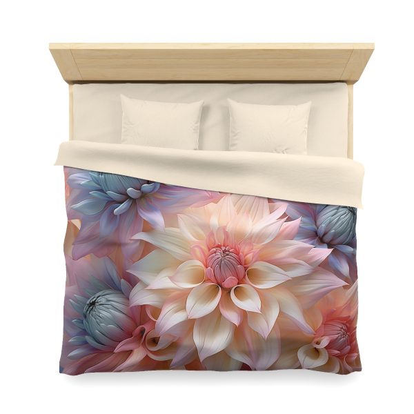 Pastel Fantasy Baroque Floral 01 - Microfiber Duvet Cover - Image 23