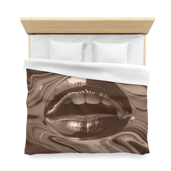 Lipnotic In Almondine - Microfiber Duvet Cover - Image 23