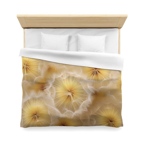 Dandelion Down Motif - Microfiber Duvet Cover