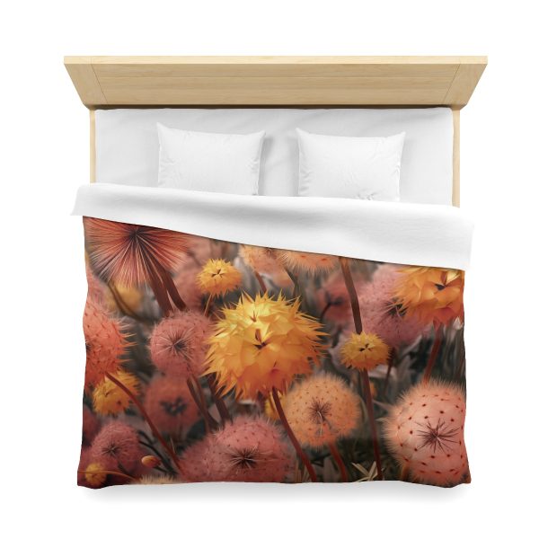 Autumn Dandelion Dream - Microfiber Duvet Cover - Image 23