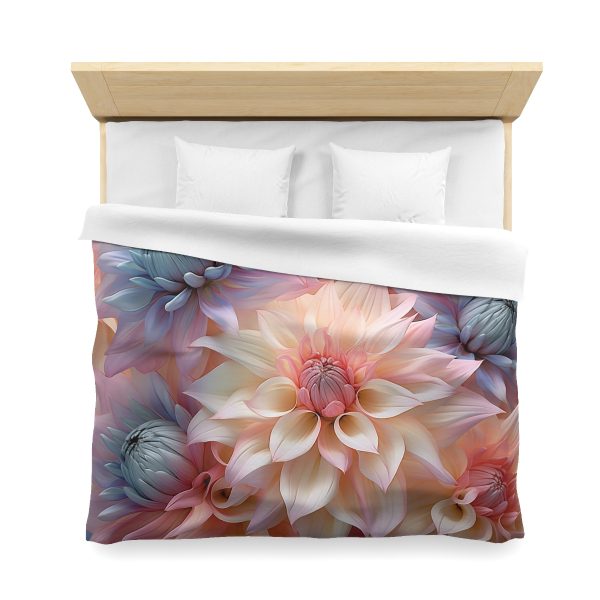 Pastel Fantasy Baroque Floral 01 - Microfiber Duvet Cover