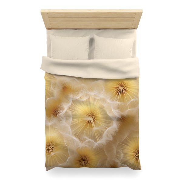 Dandelion Down Motif - Microfiber Duvet Cover - Image 11