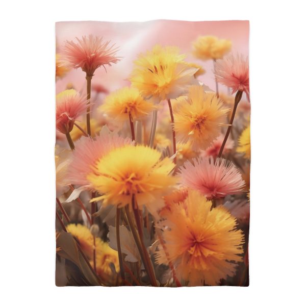 Fuzzy Dandelion Fantasy - Microfiber Duvet Cover - Image 10