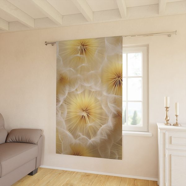 Dandelion Down Motif - Single Panel Blackout Window Curtains (1 Piece) - Image 2