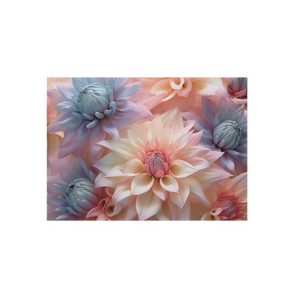 Pastel Fantasy Baroque Floral 01 - Outdoor Rug - Image 13