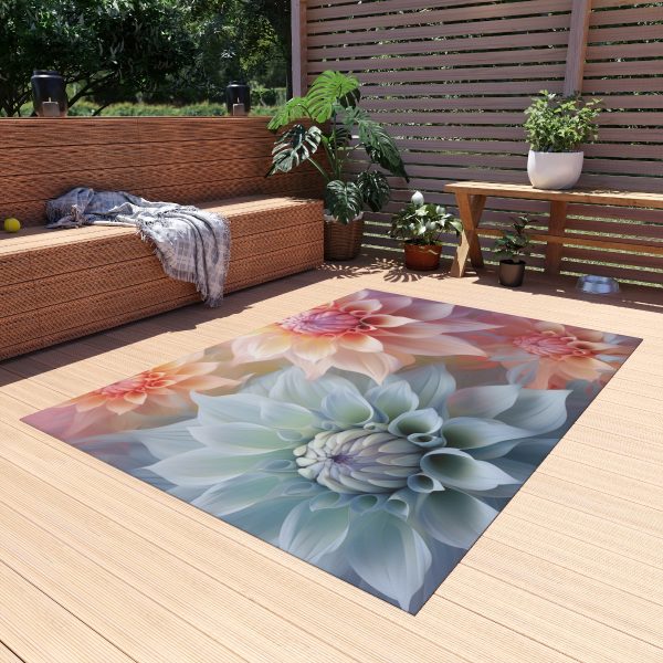 Pastel Fantasy Baroque Floral 02 - Outdoor Rug - Image 15