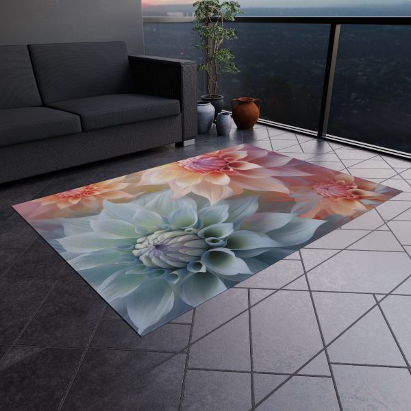 Pastel Fantasy Baroque Floral 02 - Outdoor Rug - Image 16