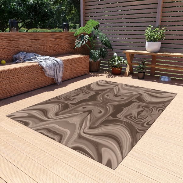 Lipnotic Kaleidoscope Background In Almondine 01 - Outdoor Rug - Image 19