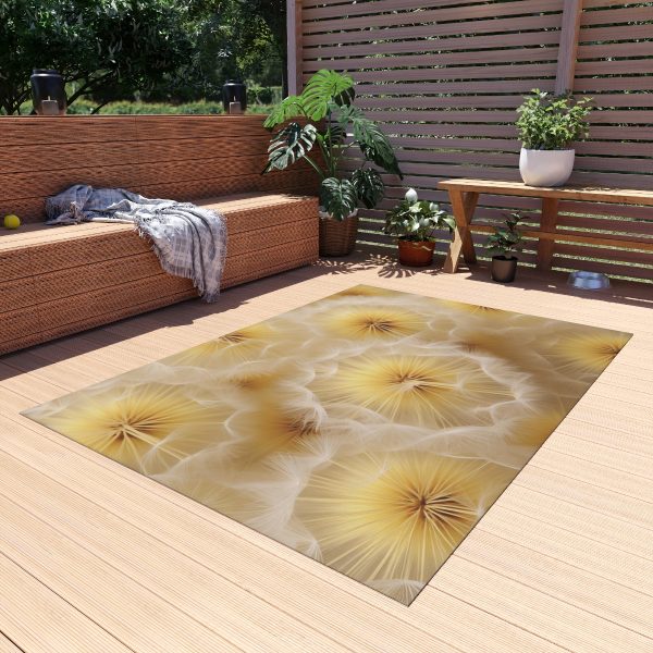 Dandelion Down Motif - Outdoor Rug - Image 19