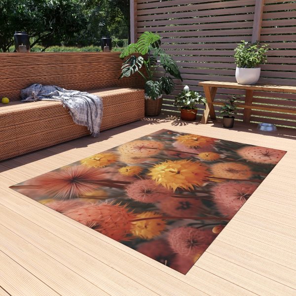 Autumn Dandelion Dream - Outdoor Rug - Image 19