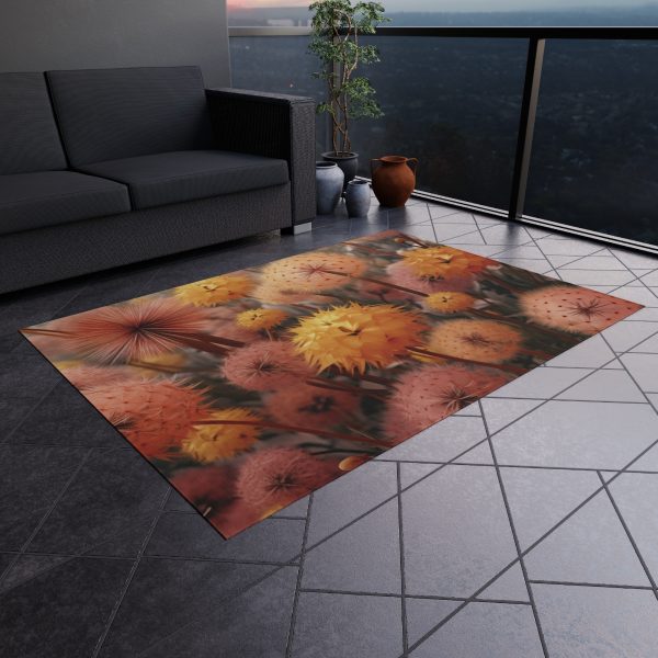 Autumn Dandelion Dream - Outdoor Rug - Image 20