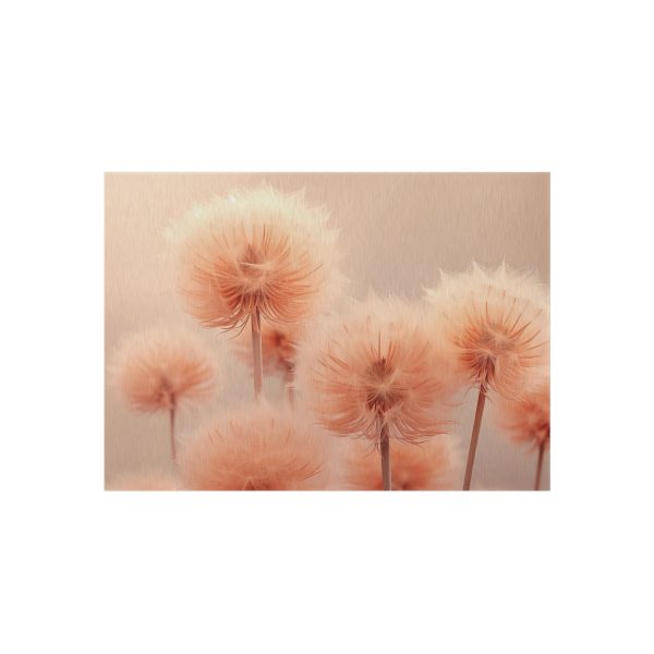 Misty Peach Dandelions - Outdoor Rug - Image 17