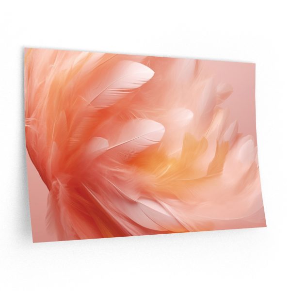 Lovely Fuzzy Feathers in Peach 02 - Wall Decals - Image 5