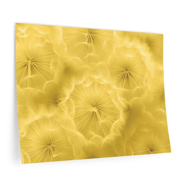 Dandelion Down Motif in Super Lemon Tone  - Wall Decals - Image 6