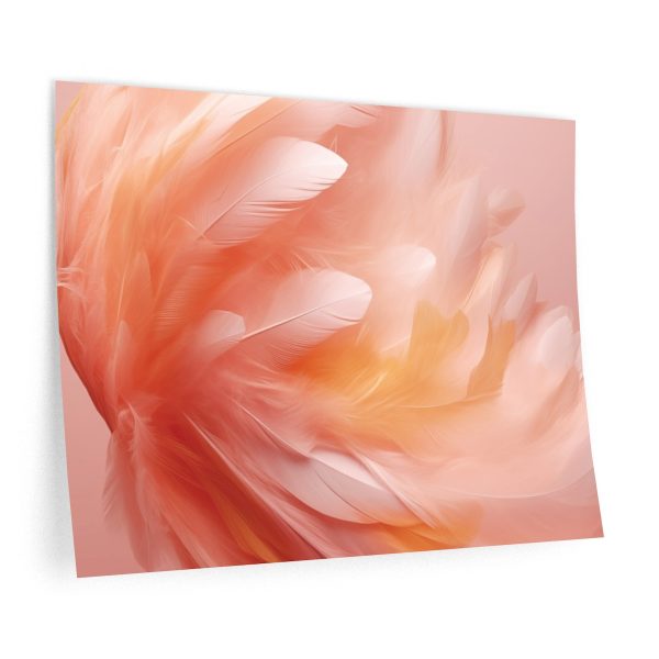 Lovely Fuzzy Feathers in Peach 02 - Wall Decals - Image 6