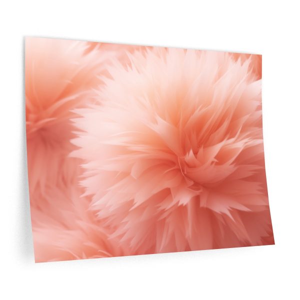 Lovely Fuzzy Buds in Peach 03 - Wall Decals