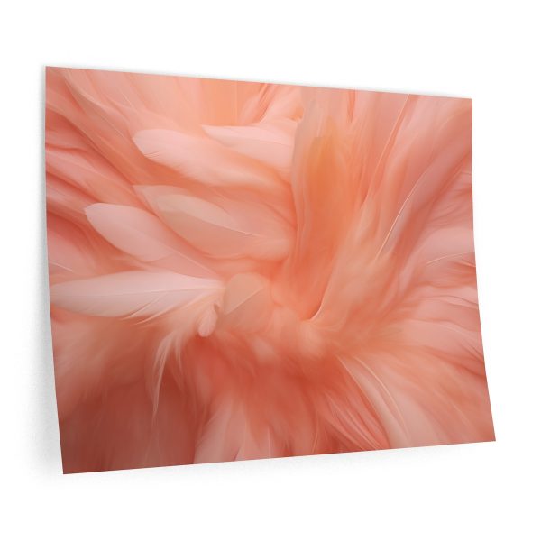 Lovely Fuzzy Feathers in Peach 01 - Wall Decals - Image 6