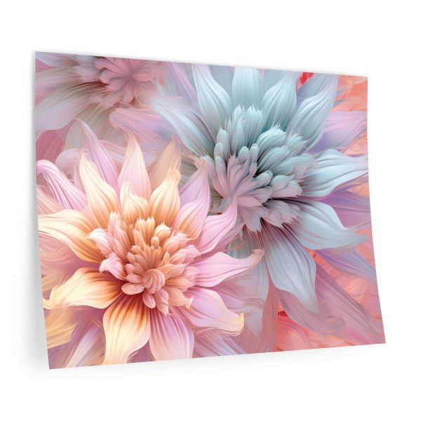 Pastel Fantasy Baroque Floral 03  - Wall Decals - Image 6