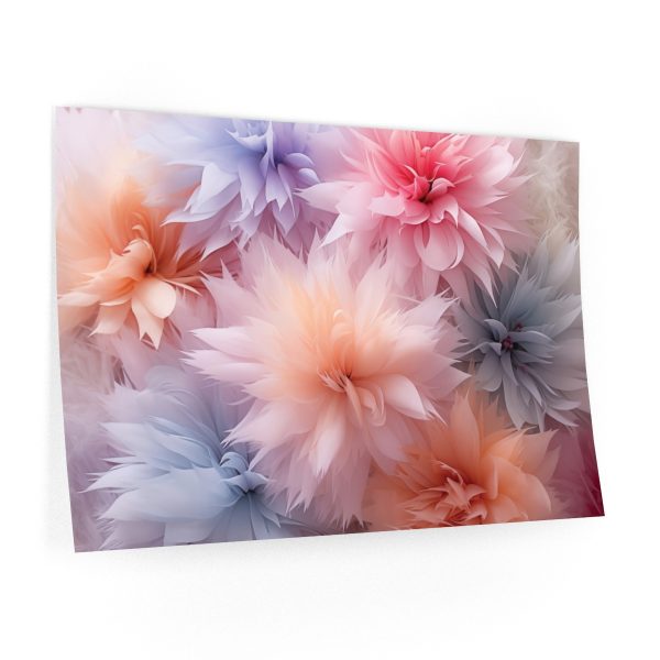 Pastel Palette Fantasy Feather Puffs - Wall Decals - Image 2