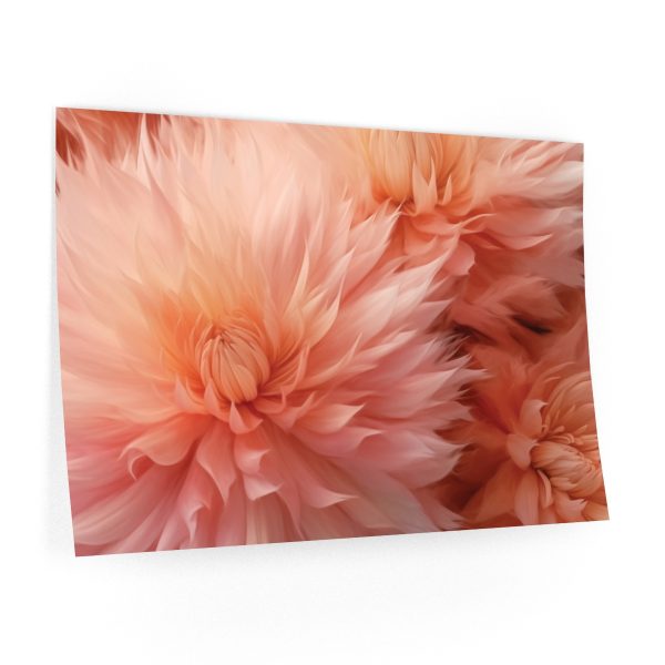 Lovely Fuzzy Buds in Peach 01 - Wall Decals