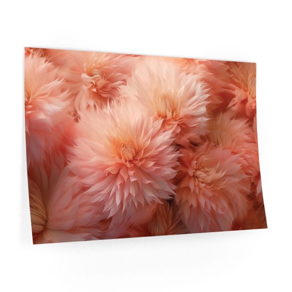 Lovely Fuzzy Buds in Peach 02 - Wall Decals