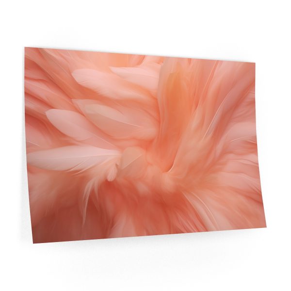 Lovely Fuzzy Feathers in Peach 01 - Wall Decals