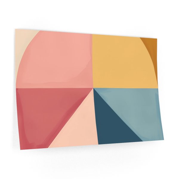 Soft Geometric Pyramid 02 - Wall Decals