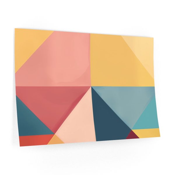 Soft Geometric Pyramid 03 - Wall Decals - Image 2