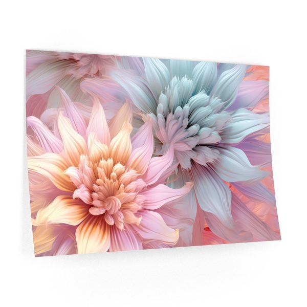 Pastel Fantasy Baroque Floral 03  - Wall Decals - Image 2