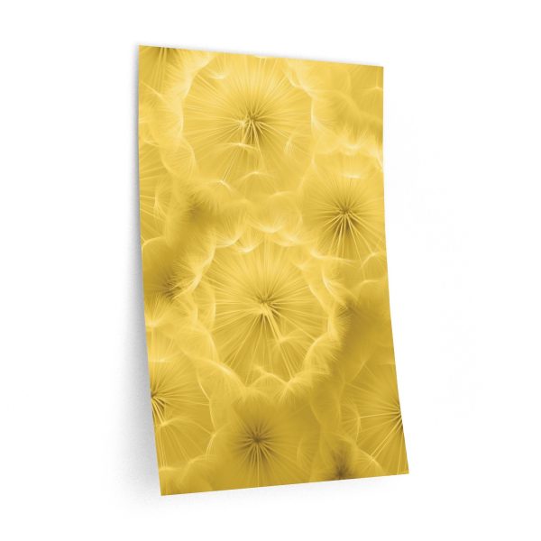 Dandelion Down Motif in Super Lemon Tone  - Wall Decals - Image 3