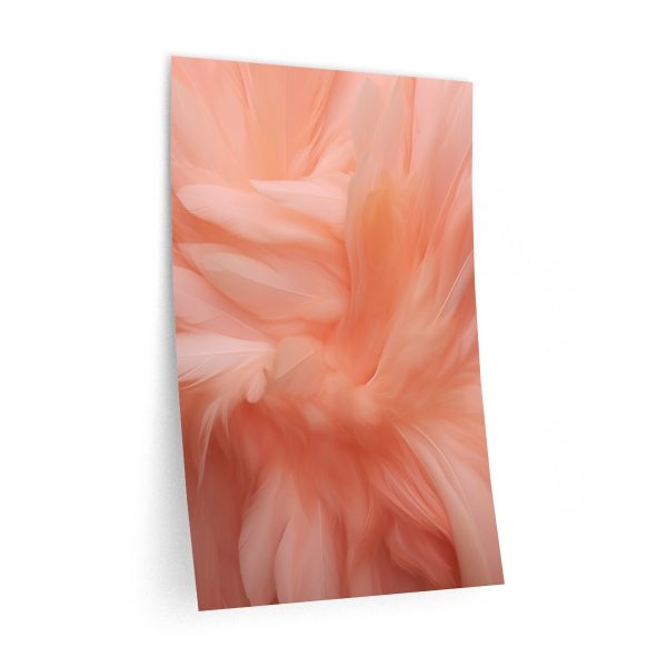 Lovely Fuzzy Feathers in Peach 01 - Wall Decals - Image 2