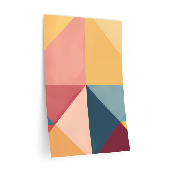 Soft Geometric Pyramid 03 - Wall Decals