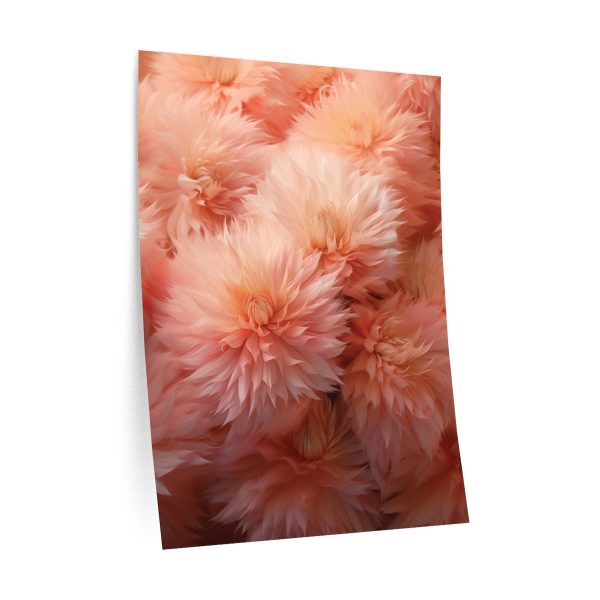 Lovely Fuzzy Buds in Peach 02 - Wall Decals - Image 3